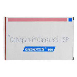 Gabantin, Generic Neurontin, Gabapentin 400mg Capsule box