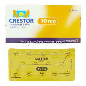 Crestor 10 mg (From Turkey)