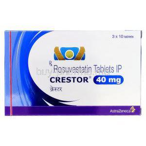 Crestor, Rosuvastatin 40mg Tablet box