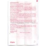 Finpecia, Generic Propecia, Finasteride 1mg (Cipla) Information Sheet 2