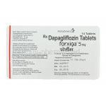 Forxiga, Dapagliflozin 5mg Tablet Strip Information