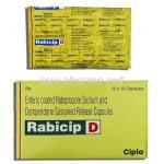 Happi-D, Rabeprazole Sodium/ Domperidone 20 mg/ 30 mg Tablet (German Remedies)