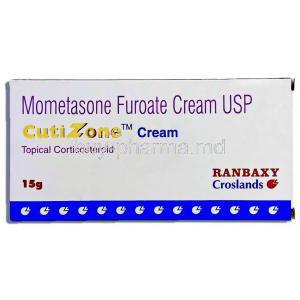 Momate, Generic Asmanex,  Mometasone Furoate 1% 15 Gm Cream (Ranbaxy)