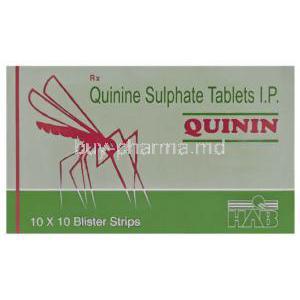 Quinin, Quinine Sulphate 300 mg Tablet (HAB)