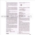 Olmecip, Generic Benicar,  Olmesartan Medoxomil Tablet (Cipla) Product Sheet