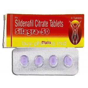 Silagra,   Sildenafil Citrate 50 Mg Tablet  Cipla