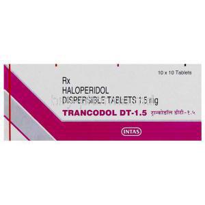 Trancodol DT-2, Generic Haldol, Haloperidol 1.5  mg Dispersible Tablet (Intas)