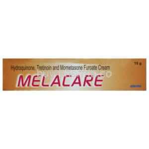 Melacare, Hydroquinone/ Tretionoin/ Mometasone Furoate 2%/ 0.025%/ 0.1% 15 gm Cream (Ajanta Pharma)