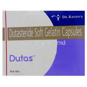 Generic Avodart, Dutasteride 0.5 mg box front