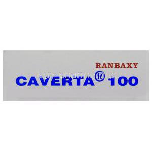 Caverta,  Sildenafil Citrate box side