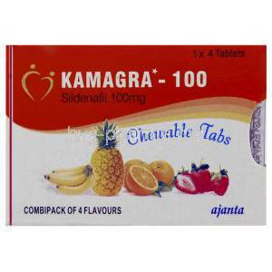 Kamagra chewable box front