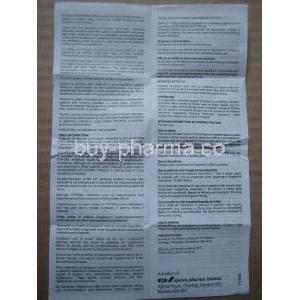 Kamagra Chewable Patient Information Sheet 2