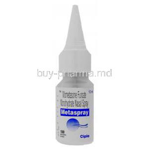 Metaspray, Generic Nasonex, Mometasone Furoate 50mcg 10ml 100mdi Nasal Spray Bottle