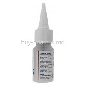 Metaspray, Generic Nasonex, Mometasone Furoate 50mcg 10ml 100mdi Nasal Spray Bottle Information