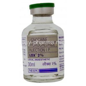 Lidocaine, Lignocaine  Injection 2% Vial 30ml