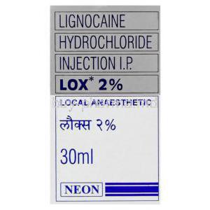 Lidocaine, Lignocaine  Injection 2% Vial 30ml box