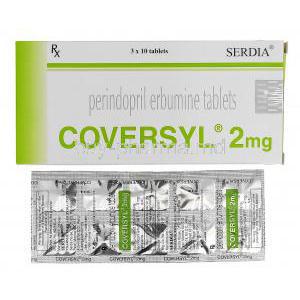Coversyl 2, Generic Aceon, Perindopril 2 mg