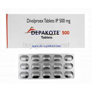 Depakote 500, Divalproex Sodium 500 mg