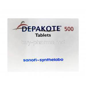 Depakote 500, Divalproex Sodium 500 mg label