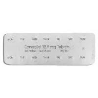Carvedilol 12.5 mg packaging