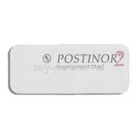 Postinor 2, Levonorgestrel 0.75 mg packaging