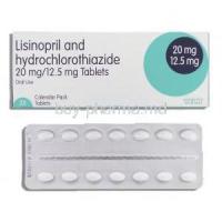 Lisinopril 20 mg/ Hydrochlorothiazide 12.5 mg