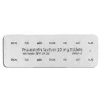 Pravastatin 20 mg packaging