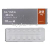 Carvedilol  25 mg