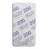 Lamictal, Lamotrigine 200 mg packaging