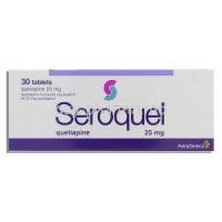 Seroquel 25 mg box