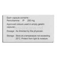 Penicitin Penicillamine 250 mg box  composition