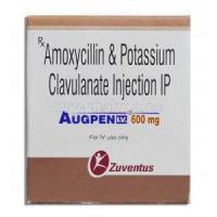 Augpen, Amoxycillin 500 mg/ Clavulanic Acid 100 mg Injection Zuventus