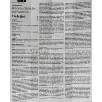 Defrijet, Generic Exjade, Deferasirox 500 mg information sheet 1