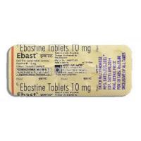Ebast, Generic Kestine, Ebastine  10 mg packaging