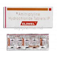 Eliwel, Generic Elavil, Amitriptyline 25 mg