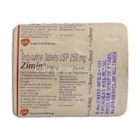 Zimig 250mg, Terbinafine Tablets strip description