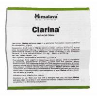 Himalaya Clarina Anti-Acne Cream Information Sheet1