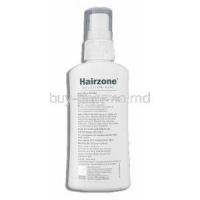 Hairzone Hair Solution Bottle back
