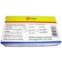 Generic Lipitor, Biostat, Atorvastatin 10 mg, box description