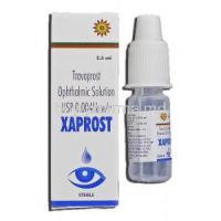Xaprost, Generic Travatan, Tavoprost Ophthalmic Solution, 0.004% x 2.5 ml, Eye drop