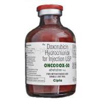 Oncodox-50, Generic Doxil, Generic Rubex, Doxorubicin Hydrochloride, 50 mg, Injection, vial