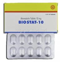 BioStat-10, Generic Lipitor, Atorvastatin, 10 mg, Tablet