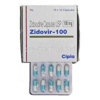 Zidovir-100, Generic Retrovir, Zidovudine, 100 mg, Capsule