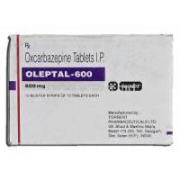 Oleptal-600, Generic Trileptal, Oxcarbazepine, 600 mg, Box