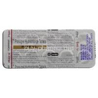 Prax 10, Generic Effient, Prasugrel Hydrochloride, 10 mg, Strip description