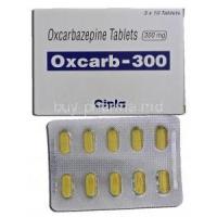 Oxcarb-300, Generic Trileptal, Oxcarbazepine, 300 mg, Tablet