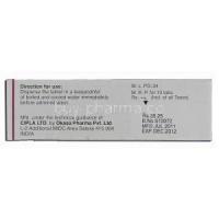 Ciprax-50 DT, Generic Suprax, Cefixime Dispersible, 50 mg, Cipla manufacturer