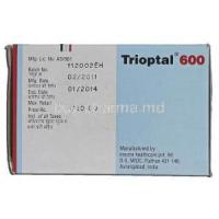 Trioptal 600, Generic Trileptal, Oxcarbazepine, 600 mg, Encore Healthcare manufacturer