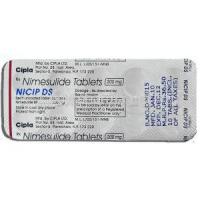 Nicip, Nimesulide 100 mg Tablet (Cipla)