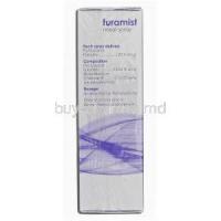 Furamist, Generic Flonase Spray, Fluticasone Furoate, 27.5mcg, Nasal Spray, Box Description
